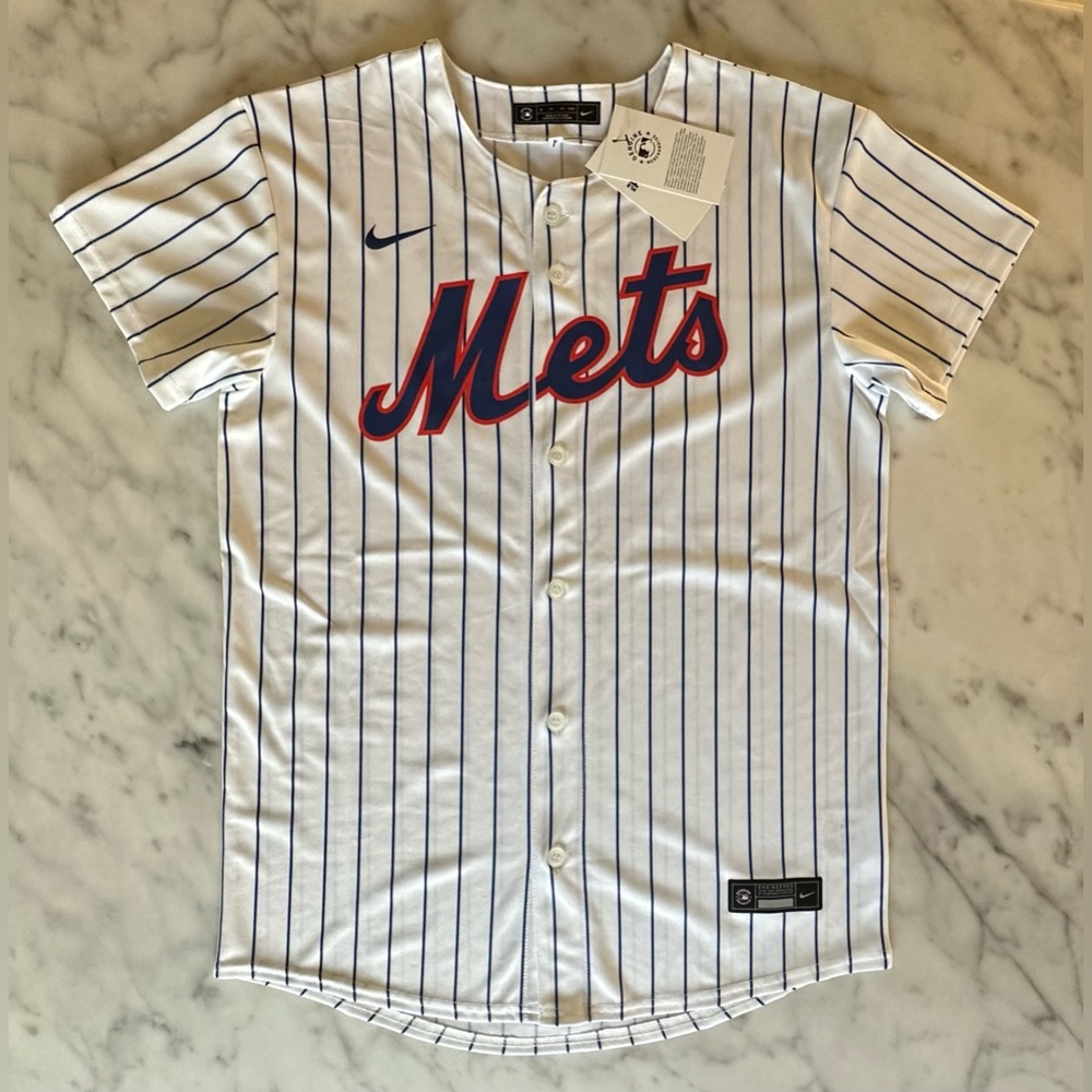 NIKE Pete Alonso White New York Mets Game Player Jersey - Youth Size XL (NWT)